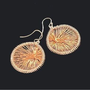 NWT AtriaMinerals copper wire earrings